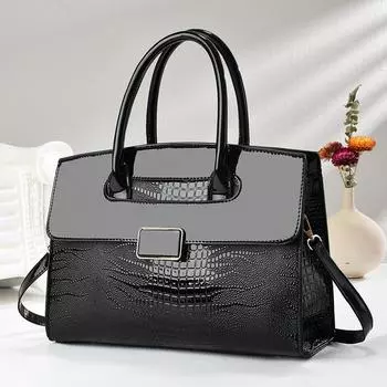 Новая сумка из крокодиловой кожи с высоким внешним видом, усовершенствованная сумка большой емкости на одно плечо, все сумки через плечо для женщин ,