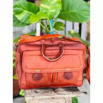 Новая сумка из натуральной кожи Goat Proter для ноутбука, мужской портфель через плечо