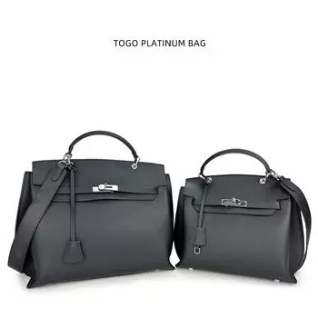 / Новая сумка Lychee Pattern Togo Revised Platinum, модная сумка через плечо на одно плечо, большая вместительная сумка 29x11x25cm кислотные зеленого