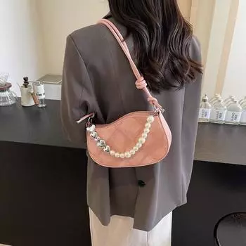 Новая сумка-мешок для пельменей, модная и популярная женская сумка на одно плечо, сумка через плечо с небольшим дизайном