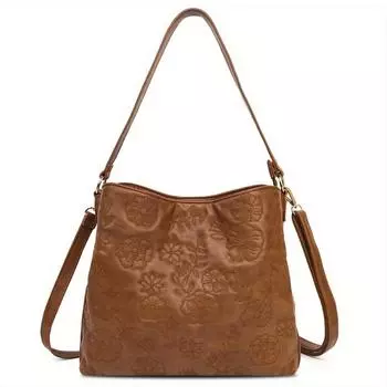 Новая сумка-мессенджер с цветочным принтом для поездок на работу 29*10.5*26cm коричневый