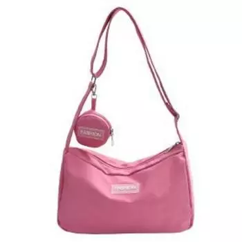 Новая сумка-мессенджер, студенческая сумка для занятий, женская японская сумка через плечо в стиле Ins, большая вместимость, однотонная белый