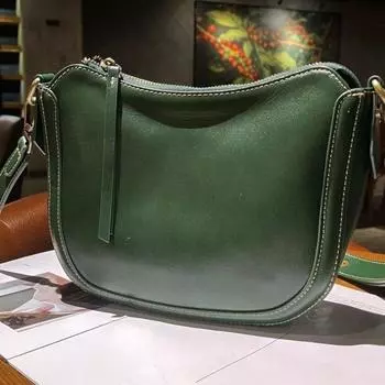 Новая сумка Niche Design в форме полумесяца, полукруглая сумка, одно плечо, женская сумка подмышкой, натуральная кожа через плечо