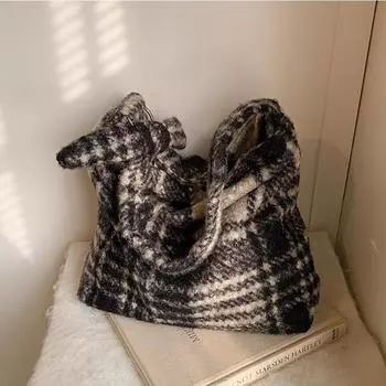 Новая сумка осень-зима женская большая вместительная сумка через плечо с леопардовым принтом универсальная повседневная сумка-тоут с мягкой поверхностью в стиле ретро