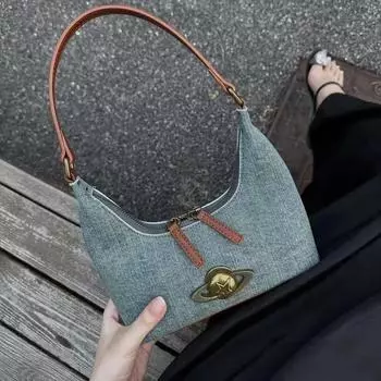 Новая сумка подмышкой осень/зима сумка через плечо Wandering Planet сумка Joker нишевая ковбойская сумка подмышкой ручная сумка