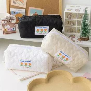 Новая сумка-подушка, цветочный пенал, симпатичная сумка для хранения цветов, многофункциональная косметичка, канцелярская коробка, подарочные аксессуары