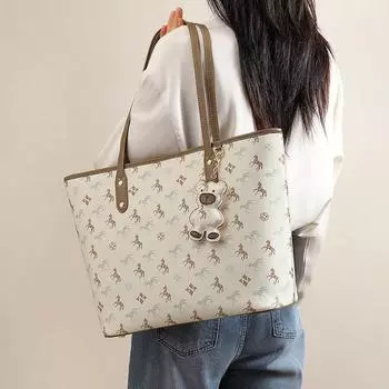 Новая сумка-тоут, большая вместимость, студенческая сумка, универсальная сумка на одно плечо для работы и поездок на работу