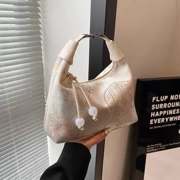 Новая сумка в китайском стиле, вышитая сумка в китайском стиле, сумка через плечо для женщин