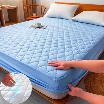 Новая супер водонепроницаемая простыня для кровати, противоскользящий наматрасник, утолщенный стеганый защитный чехол, водонепроницаемая простыня-кровать 120x200cm Only a Sheet