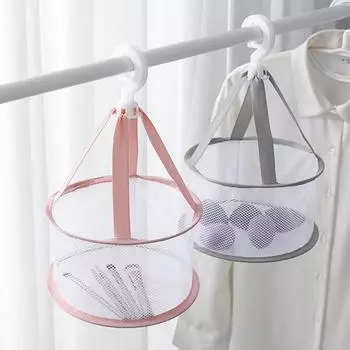 Новая сушилка для кистей для макияжа, пыле- и плесенезащищенная пуховка для пудры, воздушная подушка для сушки, корзина для спонжа для кистей для макияжа, сетчатый мешок для сушки косметических инструментов фиолетовый