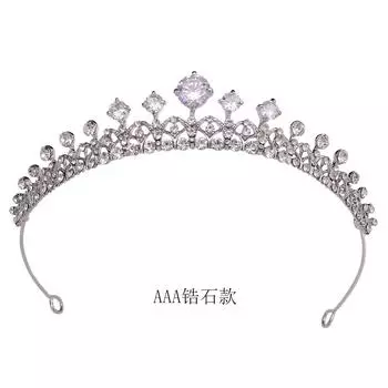 Новая свадебная повязка на голову в европейском стиле, лесной лист, кристалл, бисер, звездная свадебная корона ручной работы