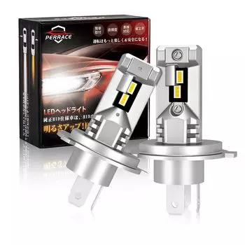 Новая светодиодная лампа H4 для фар, светодиодная 6500K, белая, 24000LM, суперяркий выключатель, 30 Вт, простая установка, безвентиляторный, IP68, сверхпрочная, водонепроницаемая, долговечная белый