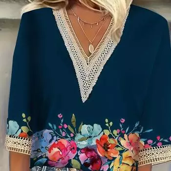 Новая свободная женская рубашка больших размеров, модная повседневная блузка, элегантная женская рубашка с длинным рукавом, праздничный выходной топ S