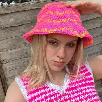 Новая связанная вручную бандана Pride, персонализированная модная полосатая кружевная косынка