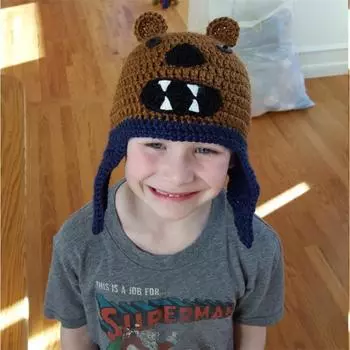 Новая связанная вручную именная шляпа ведьмы с длинным хвостом и кисточками, забавная взрослая шляпа Children 50-54cm