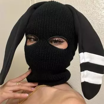 Новая связанная вручную маска в виде носа животного для вечеринки на Хэллоуин adult 56-59cm