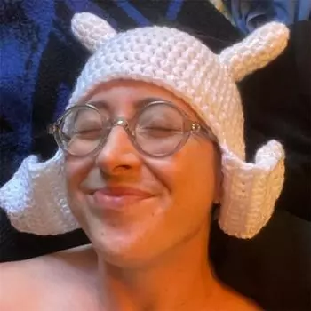 Новая связанная вручную шапка для взрослых в виде тыквенного пирога с кремом adult 57-59cm