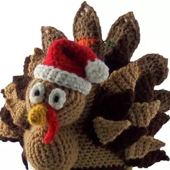 Новая связанная вручную шапочка-бини Sapnap Cat Ear Beanie Striped Cat Ear Hat Child 40-45cm