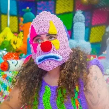 Новая связанная вручную шляпа в виде пятиконечной звезды в стиле аниме-мультфильма, персонализированная шляпа для взрослых Adult 57-59cm