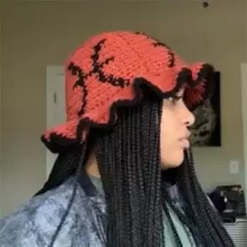 Новая связанная вручную симпатичная защитная маска для носа животного в виде реквизита для вечеринки Adult 57-59cm