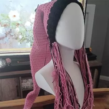 Новая связанная вручную забавная именная шляпа ведьмы на Хэллоуин для взрослых adult 57-59cm