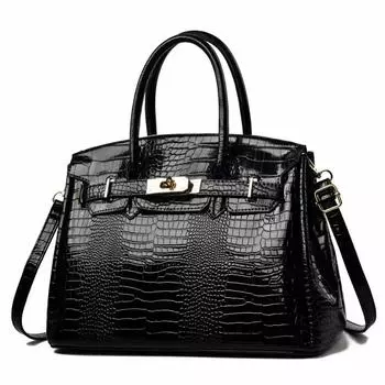 Новая тайская сумка Birkin большой емкости с защелкой на поясе через плечо