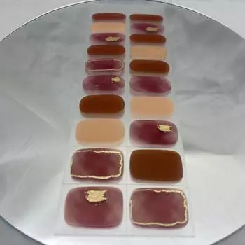 Новая технология лампы для фототерапии, гель для маникюра, полный патч, 20 патчей для ногтей 6.5*18