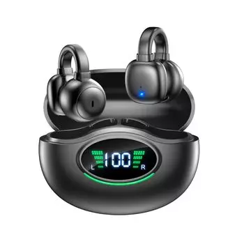 Новая тенденция Ушные манжеты WOWUP OWS Ушные манжеты Bluetooth Воздушная проводимость Беспроводные инновации в костной проводимости Ушные манжеты Открытые наушники с утечкой звука, которые не
