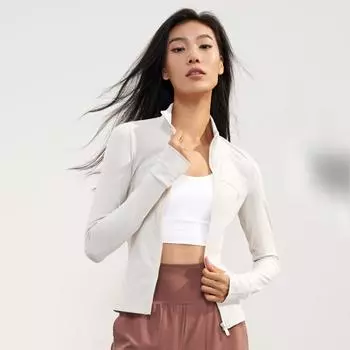 Новая теплая одежда для йоги для женщин на осень и зиму, куртка для бега и фитнеса на открытом воздухе, плюс толстые спортивные топы из бархата S