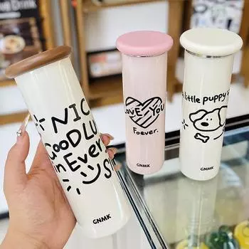 Новая термокружка Mushroom Compact Line, сопутствующая чашка, высококачественная нержавеющая стальная чашка для воды, переносная чашка для девочек 300ml