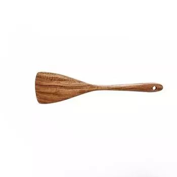 Новая тиковая натуральная деревянная столовая посуда ложка дуршлаг специальная нано-шумовка для супа кухонная ложка деревянный кухонный инструмент Thin