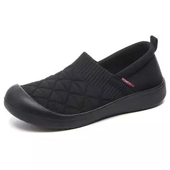 Новая тканевая обувь Одинарная обувь Дышащая и противоскользящая Обувь на мягкой подошве на один шаг Повседневная женская обувь 37