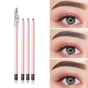 Новая точилка для карандашей, карандаш для бровей, подводка для глаз, легко окрашивается, гладкий водонепроницаемый карандаш для бровей против пота 02#