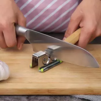 Новая точилка из нержавеющей стали, быстрый точильный камень, бытовая ручная заточка, инструмент для заточки стержня A