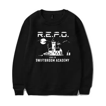 Новая толстовка REPO для подростков, мальчиков и девочек, детские толстовки, индивидуальная одежда для косплея и отдыха на природе для мальчиков, весна-осень XS чёрный