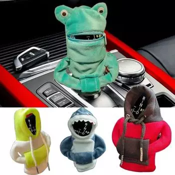 Новая толстовка с капюшоном для автомобильного переключателя передач, модная толстовка с капюшоном для автомобильного переключателя передач, чехол для ручки переключения передач, ручная ручка, толстовка с капюшоном, рычаг переключения передач красный