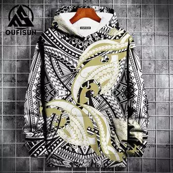 Новая толстовка с капюшоном для мужчин с 3D-принтом сложной татуировки, мужская одежда, модная повседневная, с короткими рукавами, свободная, большого размера, пуловер, уличные топы, футболки S