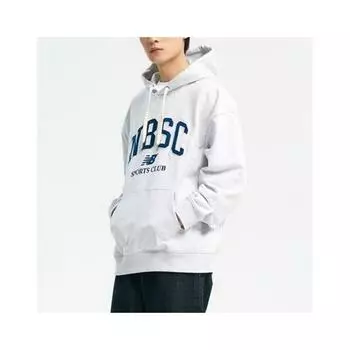 Новая толстовка с капюшоном Uni Nbsc Semi Overfit Nbn0d41813 16 light gray/90