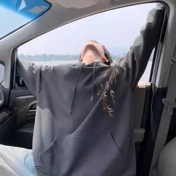 Новая толстовка с капюшоном в китайском стиле для мужчин на весну и осень. Новые модные брендовые свободные повседневные топы высокого класса для мужчин. M