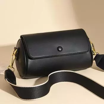 Новая трендовая сумка-подушка в цвете, маленькая круглая, с защитой от кражи, кожаная женская сумка с двумя плечевыми ремнями, косая сумка на одно плечо хаки