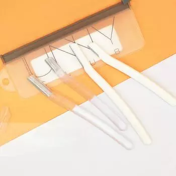 Новая удобная бритва для бровей для начинающих. Инструмент для бровей. Безопасная, острая, устойчивая к царапинам макро-бритва. Набор бритв для бровей. Набор косметических инструментов для мужчин и женщин.