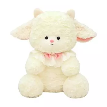 Новая удобная плюшевая игрушка в виде ягненка, милая кукла, подушка для сна, подарочная кукла 22cm