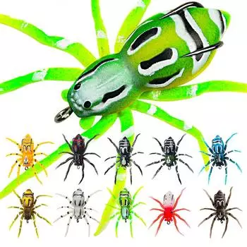 Новая уличная рыболовная приманка Luya, имитирующая плавающую мягкую приманку, паук Danshui, приманка для морской рыбалки, дорожная приманка 1#