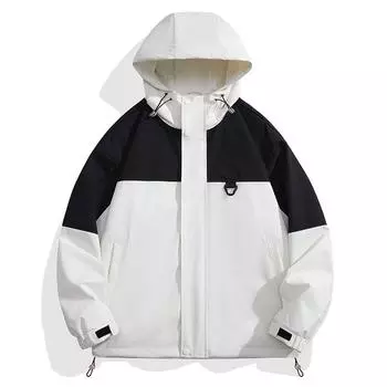Новая уличная весенне-осенняя однослойная тонкая штормовая куртка для мужчин и женщин, ветрозащитная водонепроницаемая дышащая одежда для альпинизма S белый