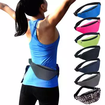 Новая унисекс поясная сумка для бега, удобная дорожная сумка для пешего туризма, спортивный поясной ремень для бега One Size розовый