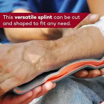 Новая универсальная алюминиевая шина для первой помощи, рулон медицинского выживания, полимер для фиксации костей, аптечка для экстренной медицинской помощи на открытом воздухе, для путешествий 11x46cm