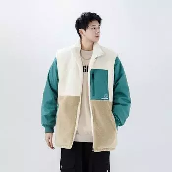 Новая утолщенная мужская куртка из шерпы, зимняя одежда, мужская модная теплая и морозостойкая куртка, модный тренд, верхняя одежда M