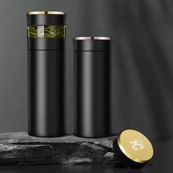 Новая вакуумная чашка для чая и воды, нержавеющая сталь 316, интеллектуальный дисплей температуры, чайная чашка, высококачественная подарочная чашка 500ml