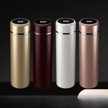 Новая вакуумная чашка из нержавеющей стали 316, удобный интеллектуальный дисплей температуры, чашка для воды, деловая и офисная чашка для разделения воды, подарочная чашка 500ml