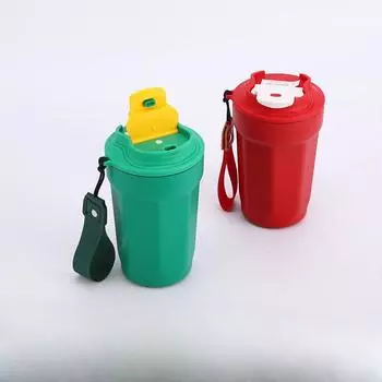 Новая вакуумная чашка из нержавеющей стали 316, двухслойная вакуумная чашка для кофе колы, портативная удобная автомобильная чашка 390ml белый